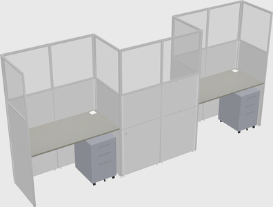 Rectangular cubicles