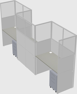 Rectangular cubicles