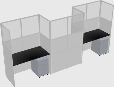 Rectangular cubicles