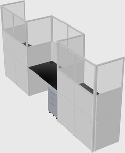 Rectangular cubicles