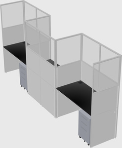 Rectangular cubicles