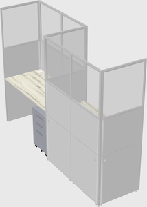 Rectangular cubicles