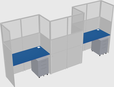 Rectangular cubicles