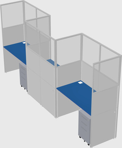 Rectangular cubicles