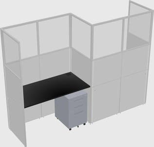 Rectangular cubicles