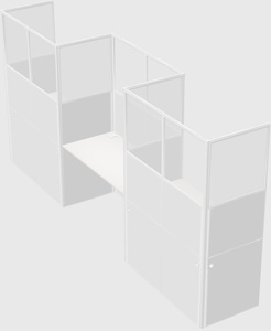 Rectangular cubicles