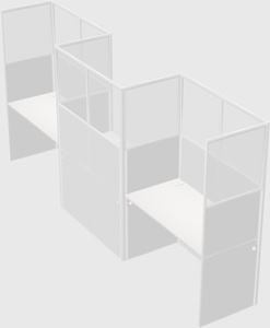 Rectangular cubicles