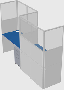Rectangular cubicles