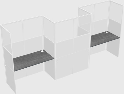 Rectangular cubicles