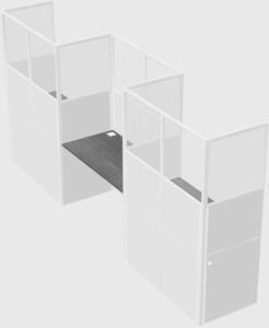 Rectangular cubicles