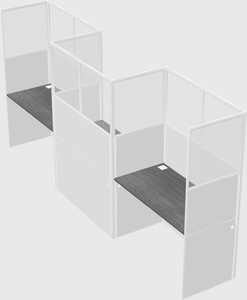Rectangular cubicles