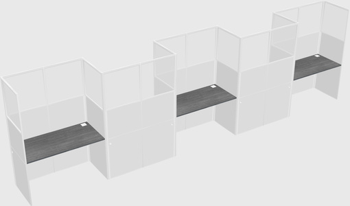 Rectangular cubicles
