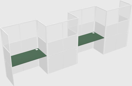 Rectangular cubicles