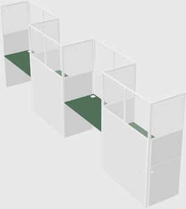 Rectangular cubicles