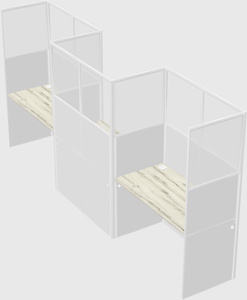 Rectangular cubicles
