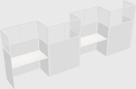 Rectangular cubicles