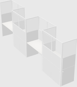 Rectangular cubicles