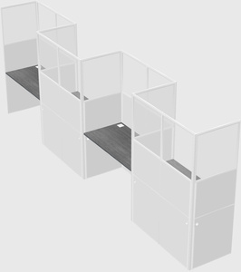 Rectangular cubicles