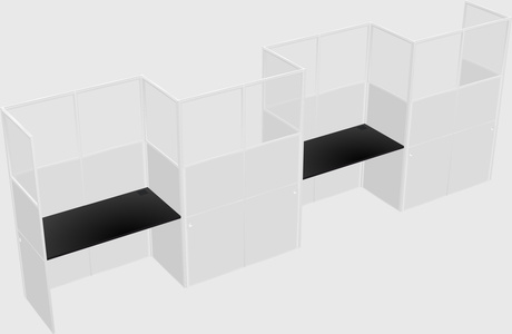 Rectangular cubicles