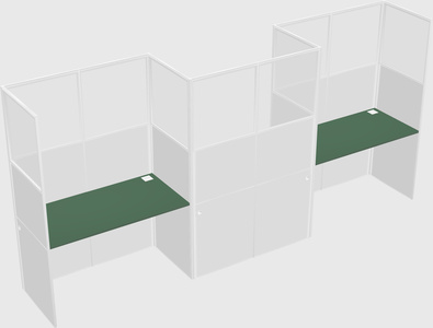 Rectangular cubicles
