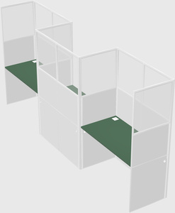 Rectangular cubicles