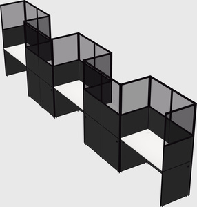 Rectangular cubicles