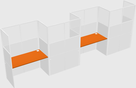 Rectangular cubicles