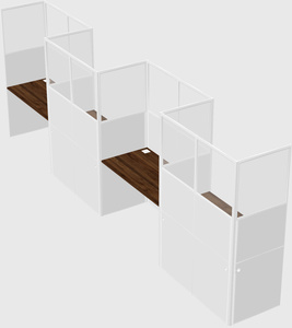 Rectangular cubicles