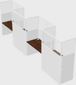 Rectangular cubicles
