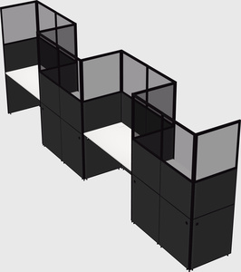 Rectangular cubicles