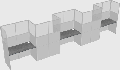 Rectangular cubicles
