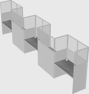 Rectangular cubicles