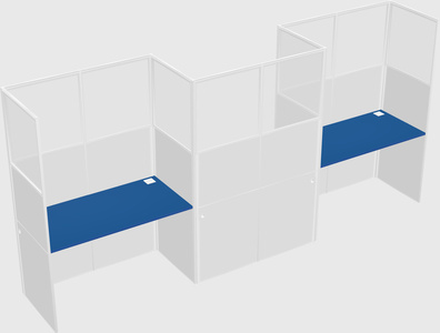 Rectangular cubicles