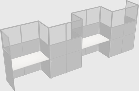 Rectangular cubicles