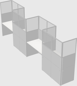 Rectangular cubicles