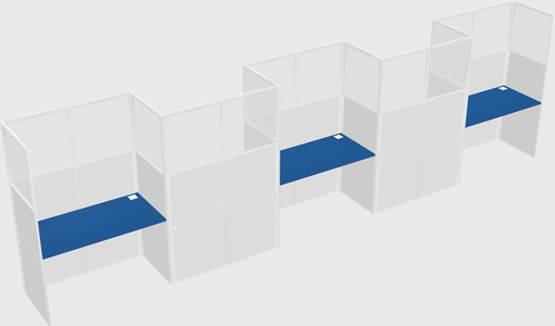 Rectangular cubicles