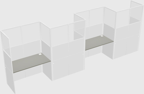 Rectangular cubicles