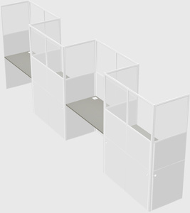 Rectangular cubicles
