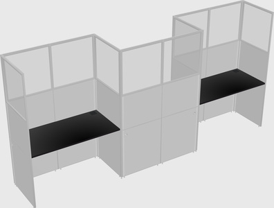 Rectangular cubicles