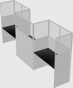 Rectangular cubicles