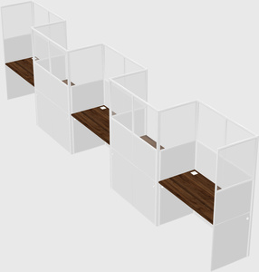Rectangular cubicles