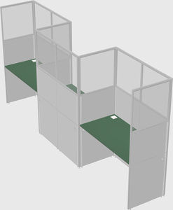 Rectangular cubicles