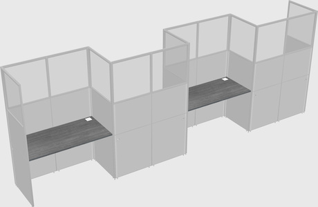 Rectangular cubicles