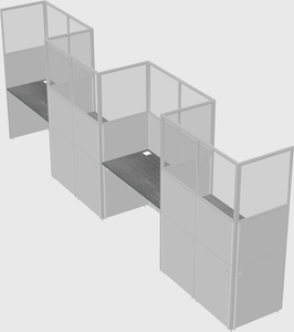Rectangular cubicles