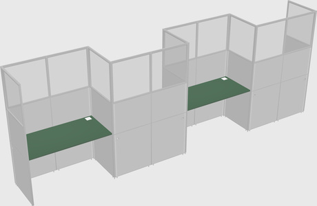 Cabines rectangulaires