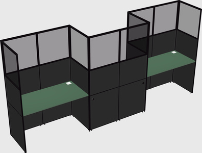 Rectangular cubicles