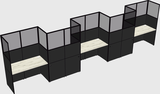 Rectangular cubicles
