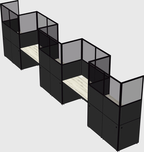 Rectangular cubicles