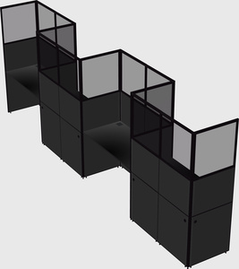 Rectangular cubicles