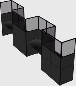 Rectangular cubicles
